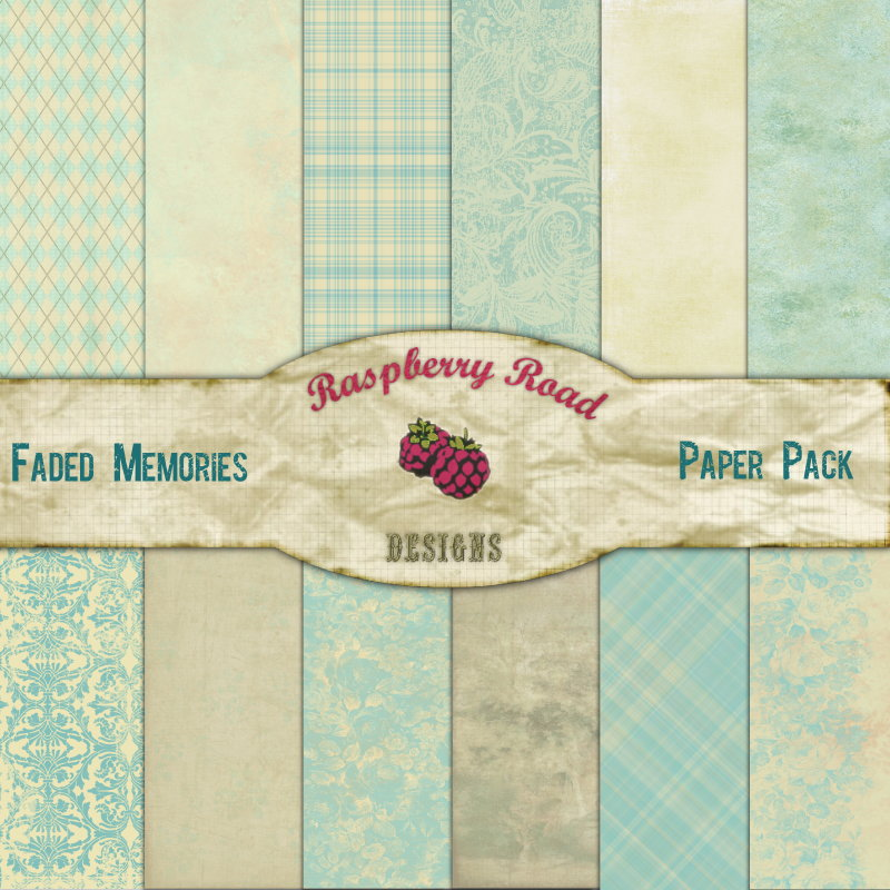 Faded Memories Paper Pack